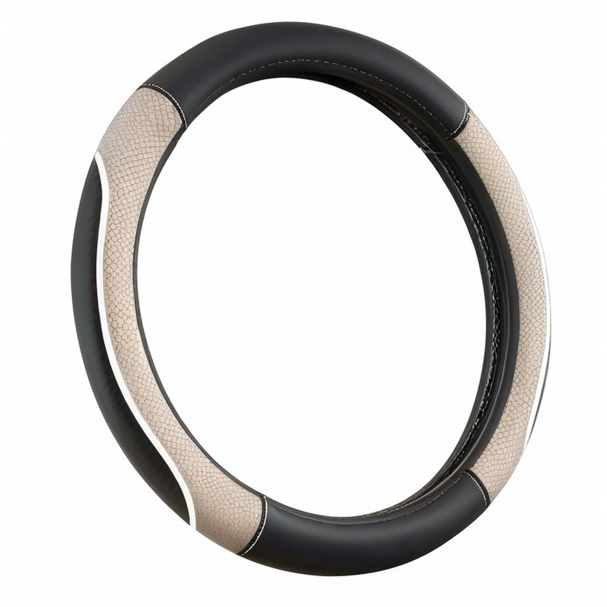 Couvre-Volant Antidérapant Noir et Rose 37-38cm