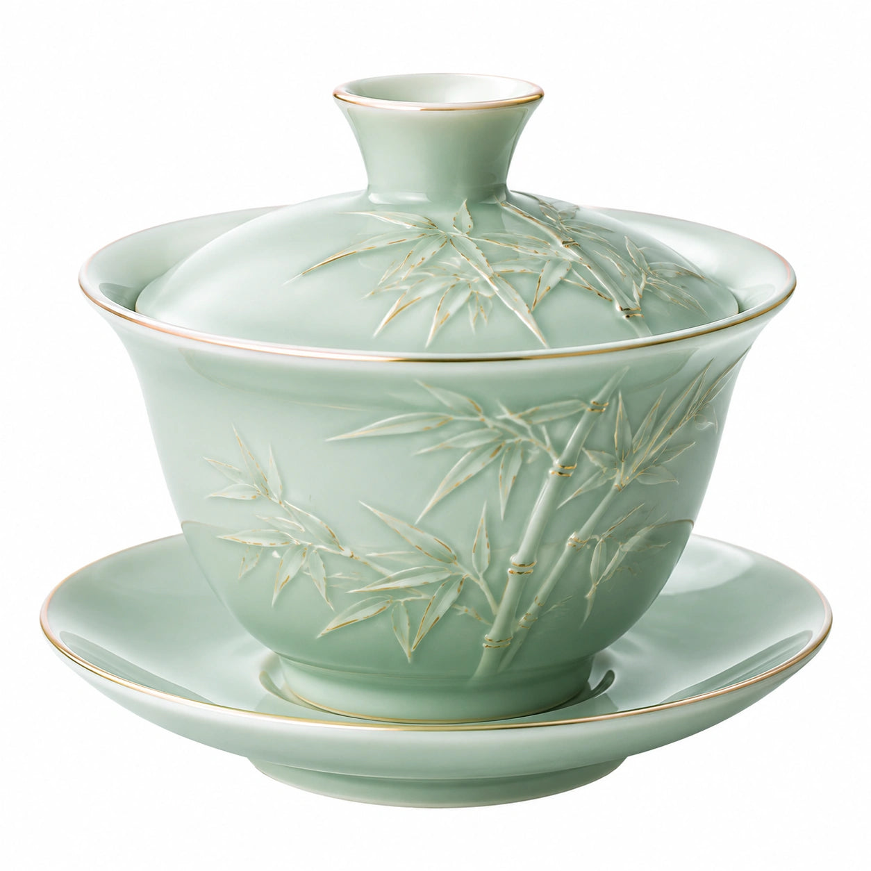 Gaiwan traditionnel en céramique céladon de 150 ml
