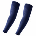Manchettes de compression UV camouflage noir et gris