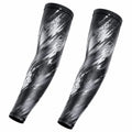 Manchettes de compression sport 40 cm rouge et noir