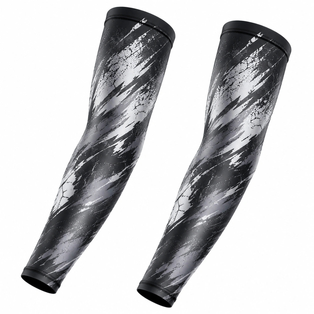 Manchettes de compression sport 40 cm rouge et noir