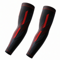 Manchons de Compression Sport Anti-UV Bleus