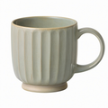 Tasse en céramique texturée beige 300 ml