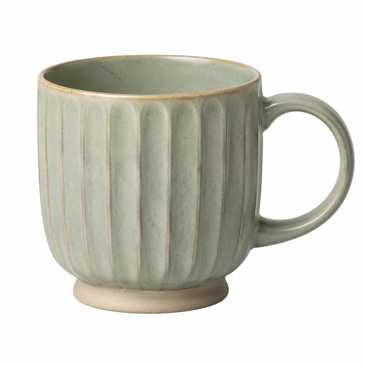 Tasse en céramique texturée beige 300 ml