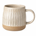 Tasse en Céramique Rayée 300ml Bleu