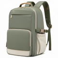 Sac à dos urbain moderne vert kaki avec port USB