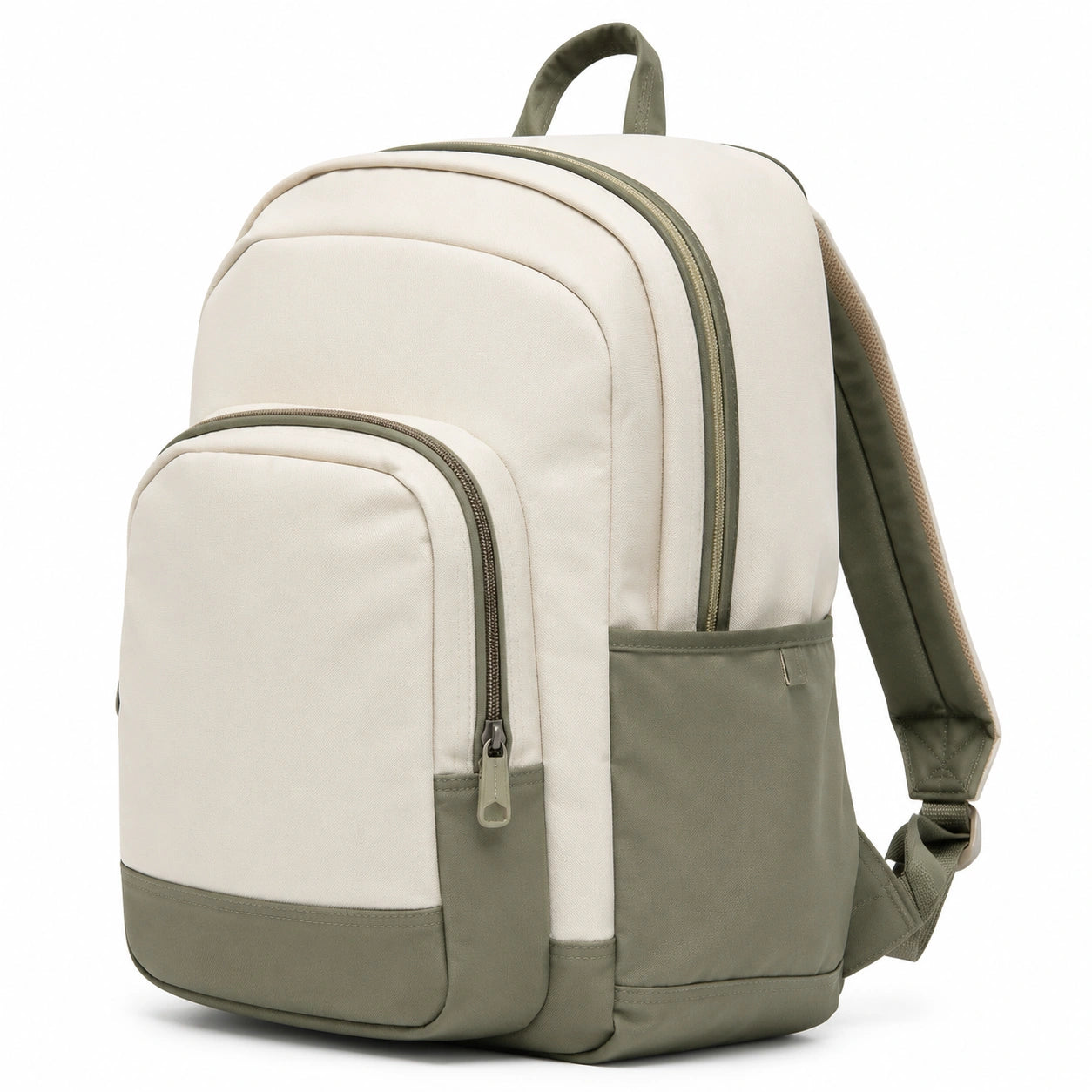 Sac à dos beige avec poches multiples 20L