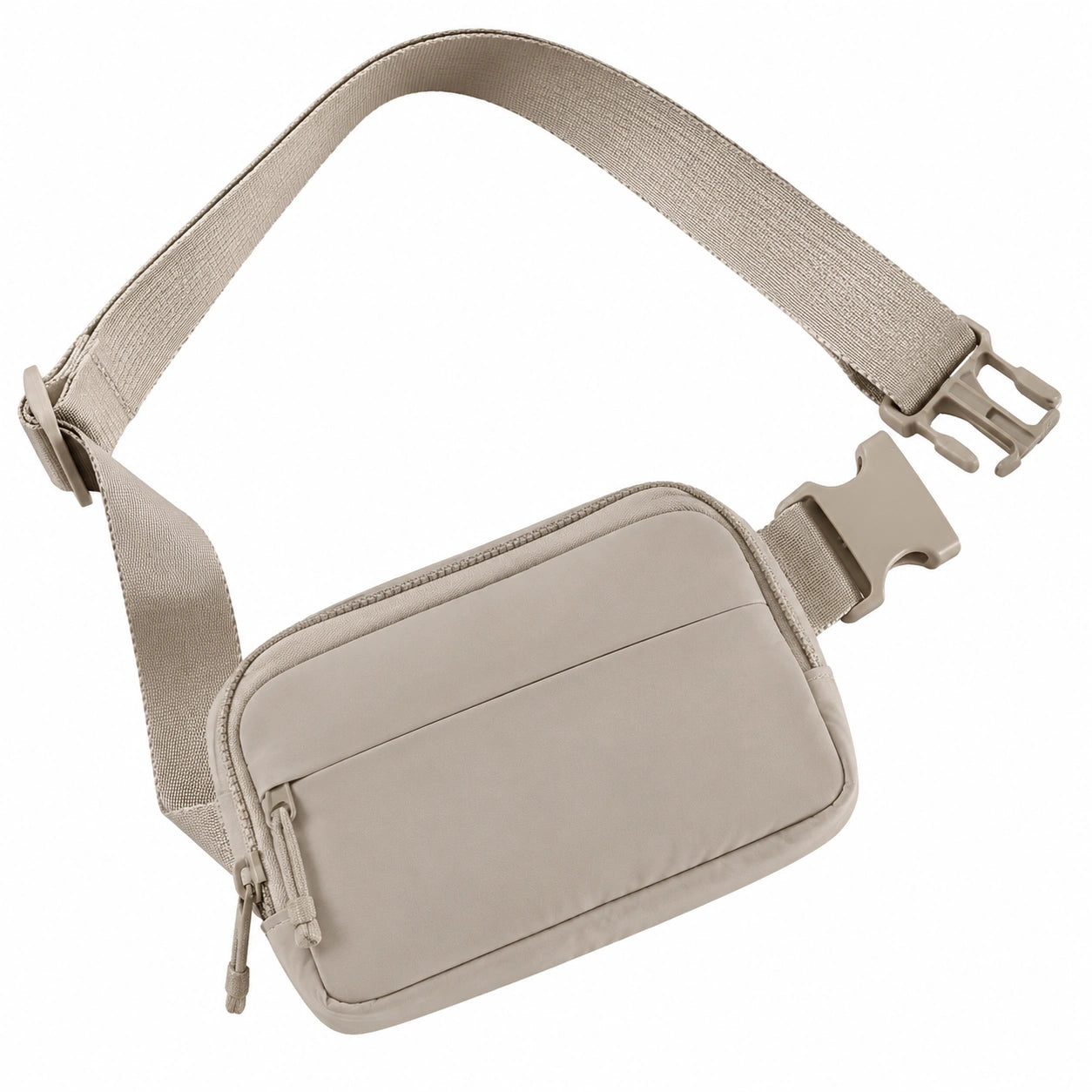 Sac à bandoulière imperméable vert et beige 35 cm
