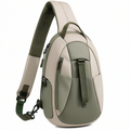Sac à bandoulière antivol vert pour homme