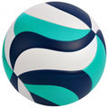 Ballon de volley intérieur et extérieur Blanc/Bleu/Turquoise