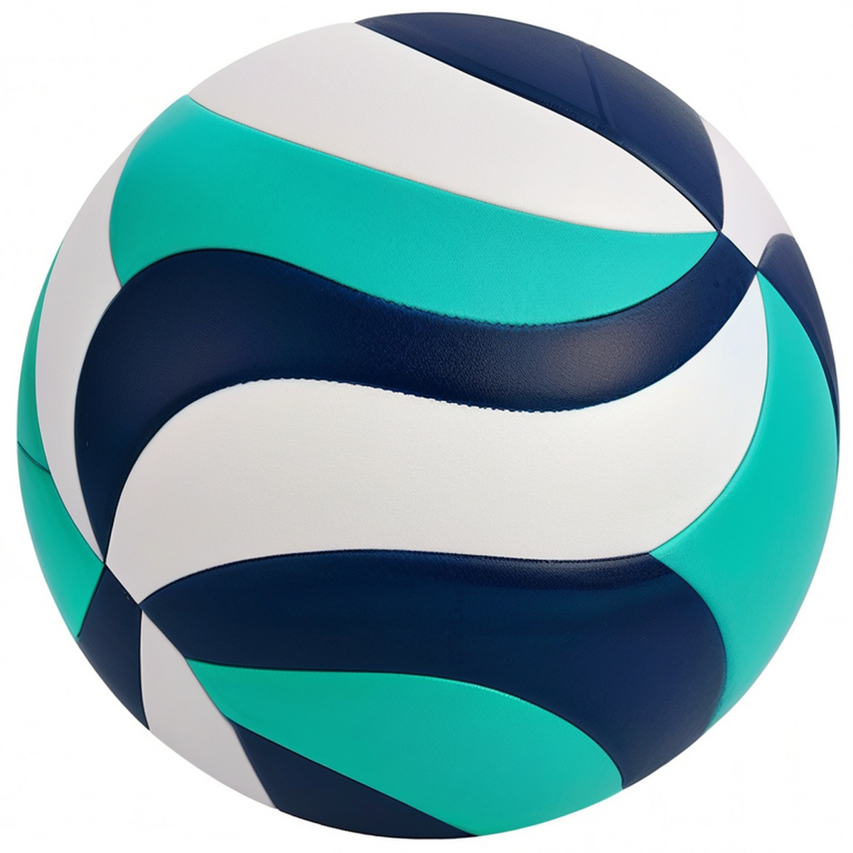 Ballon de volley intérieur et extérieur Blanc/Bleu/Turquoise