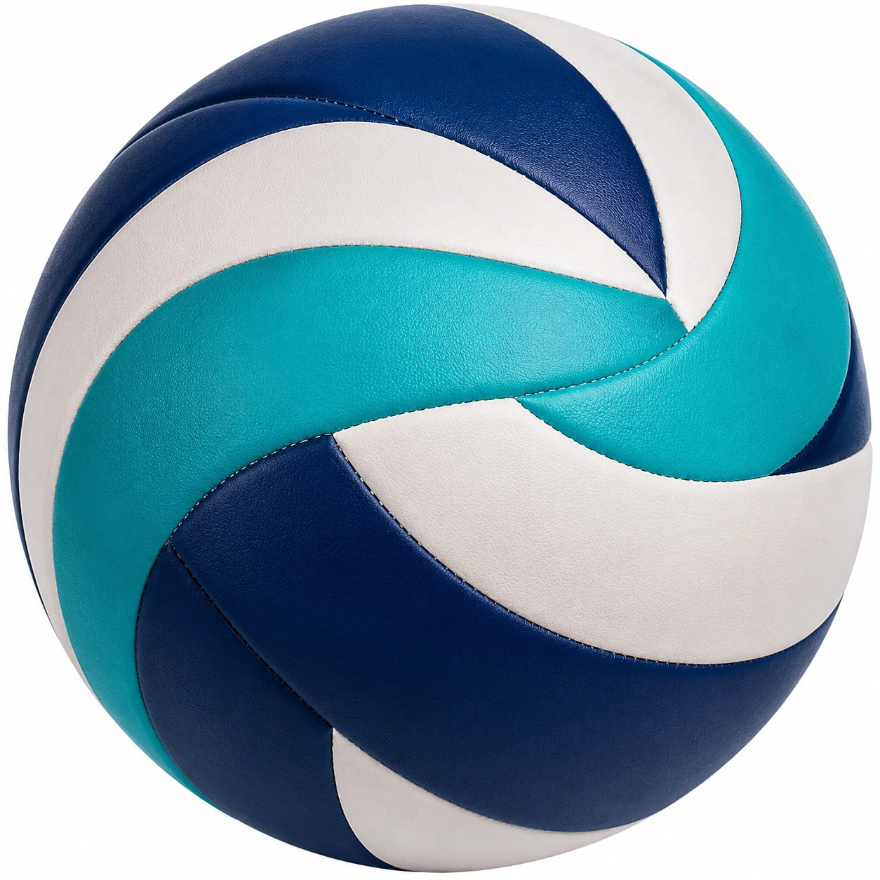 Ballon de volley intérieur extérieur Taille 5 Bleu/Blanc/Turquoise