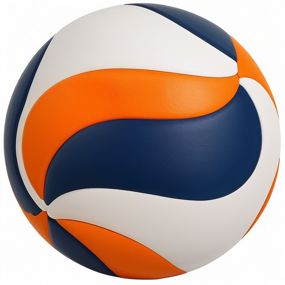 Ballon de volley Bleu/Orange/Blanc pour adultes et adolescents