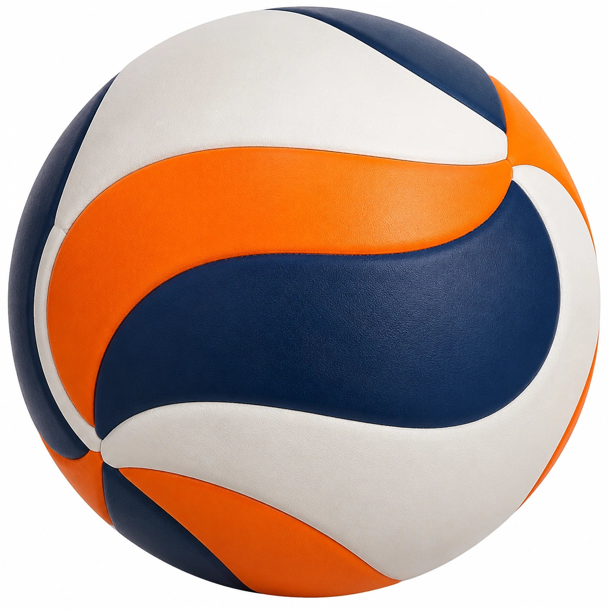 Ballon de volley Bleu/Orange/Blanc pour adultes et adolescents