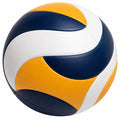 Ballon de volley bleu, jaune et blanc pour intérieur et extérieur