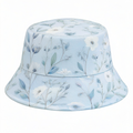 Chapeau Bob Imprimé Floral Bleu Clair