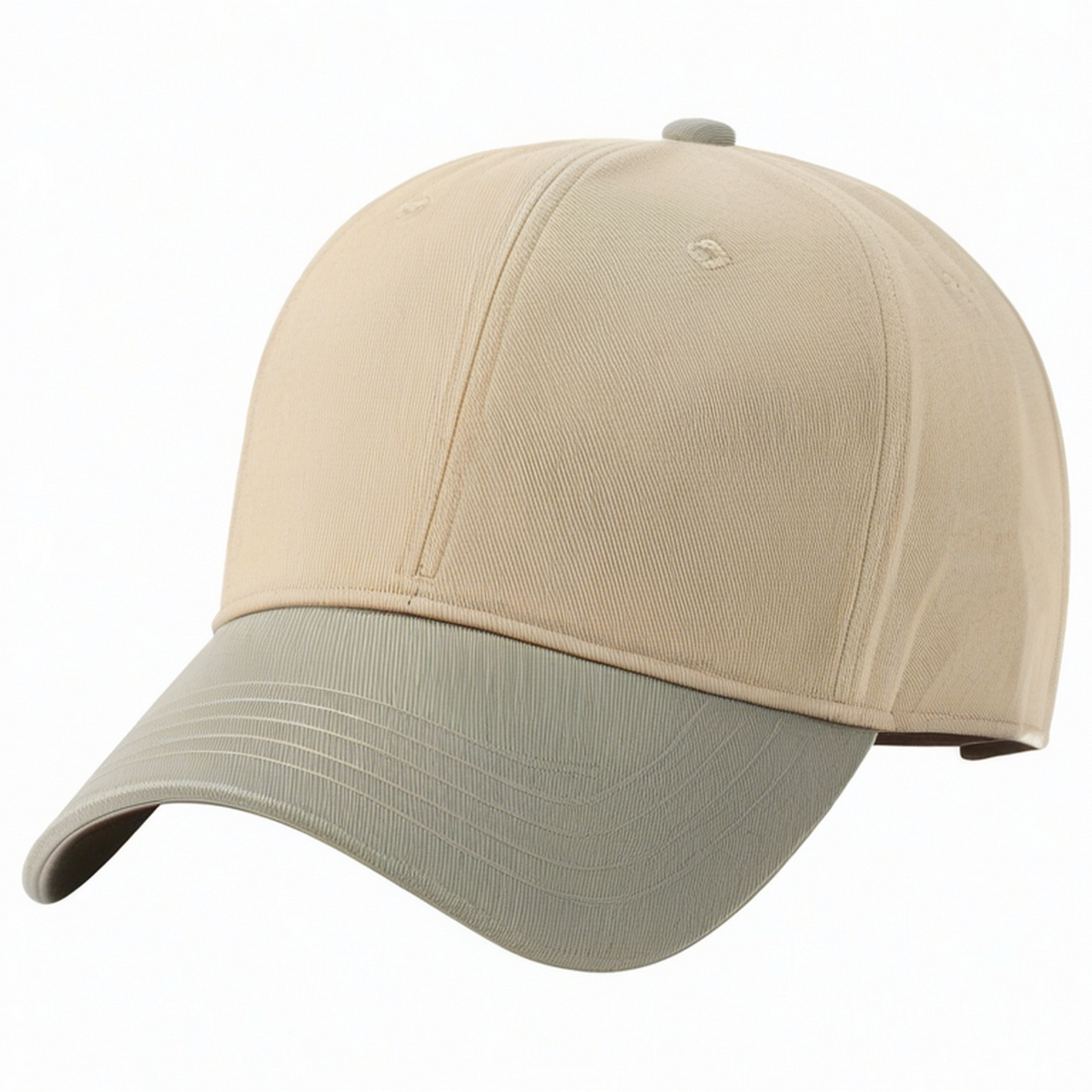 Casquette Unisexe Beige et Kaki Réglable