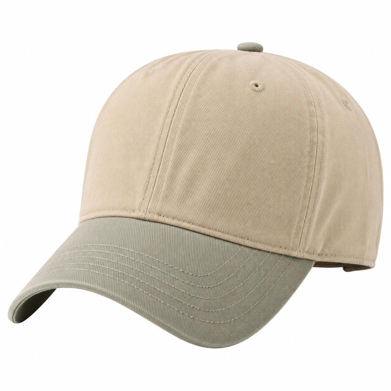 Casquette Unisexe Beige et Kaki Réglable