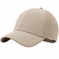Casquette de sport beige respirante réglable