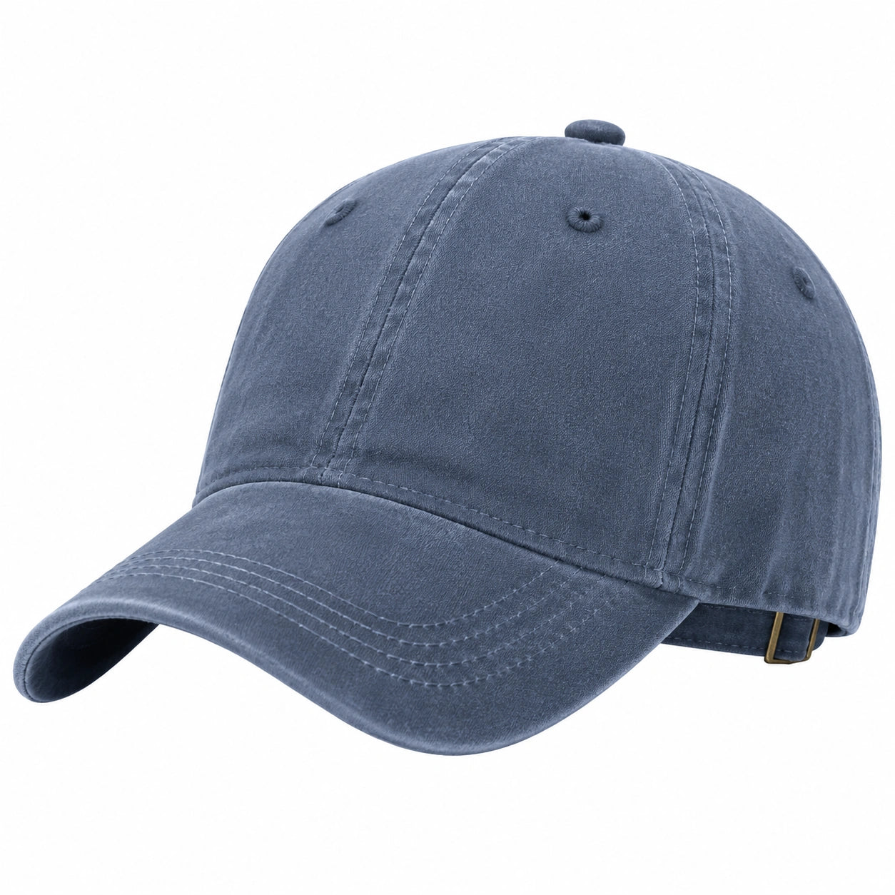 Casquette unisexe bleu ajustable