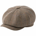 Casquette Gavroche Marron à Chevrons Unisexe
