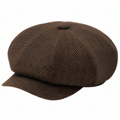 Casquette Gavroche Chevron Marron