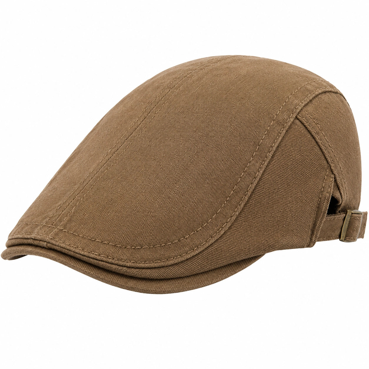 Casquette Plate Vintage Marron