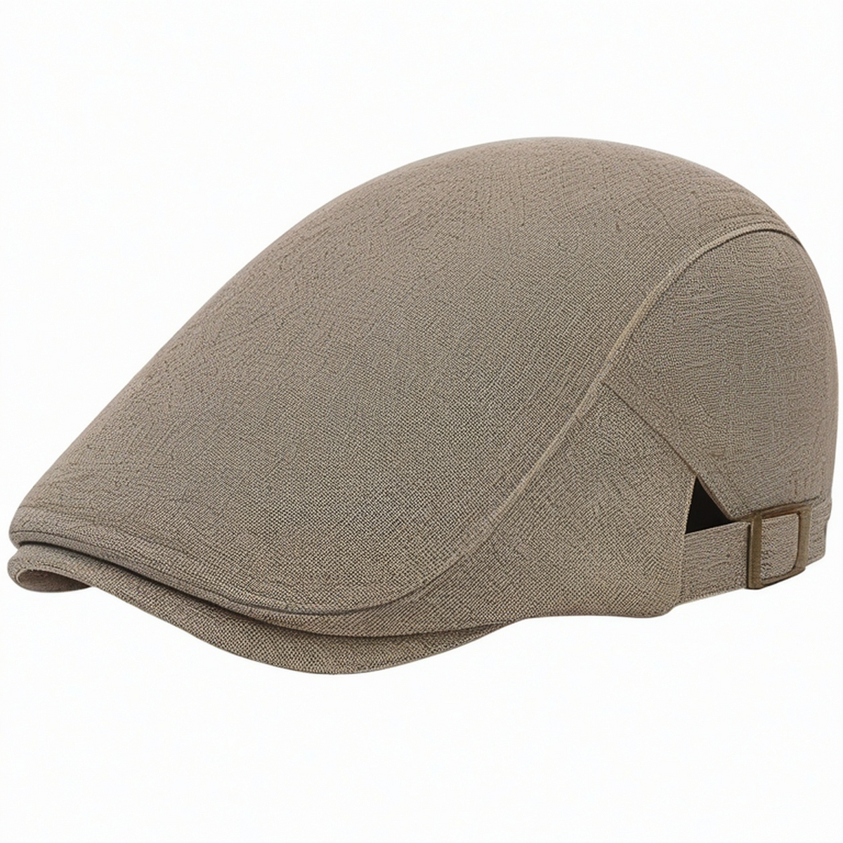 Casquette Plate à Chevrons Réglable Gris Foncé