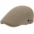 Casquette Plate à Chevrons Réglable Gris Foncé