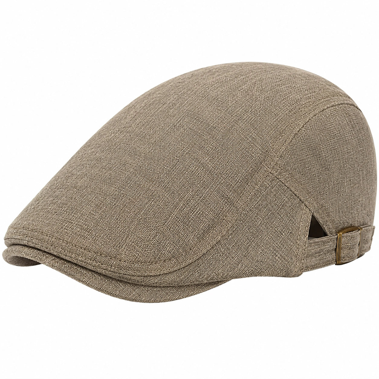 Casquette Plate à Chevrons Réglable Gris Foncé