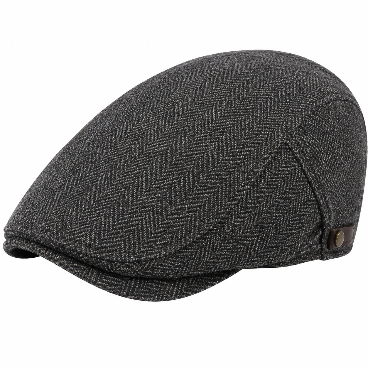Casquette plate ajustable gris pour adulte