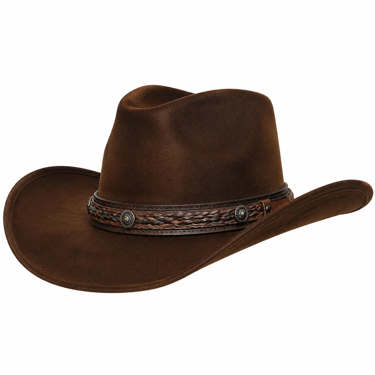 Chapeau Cowboy Western Classique Brun