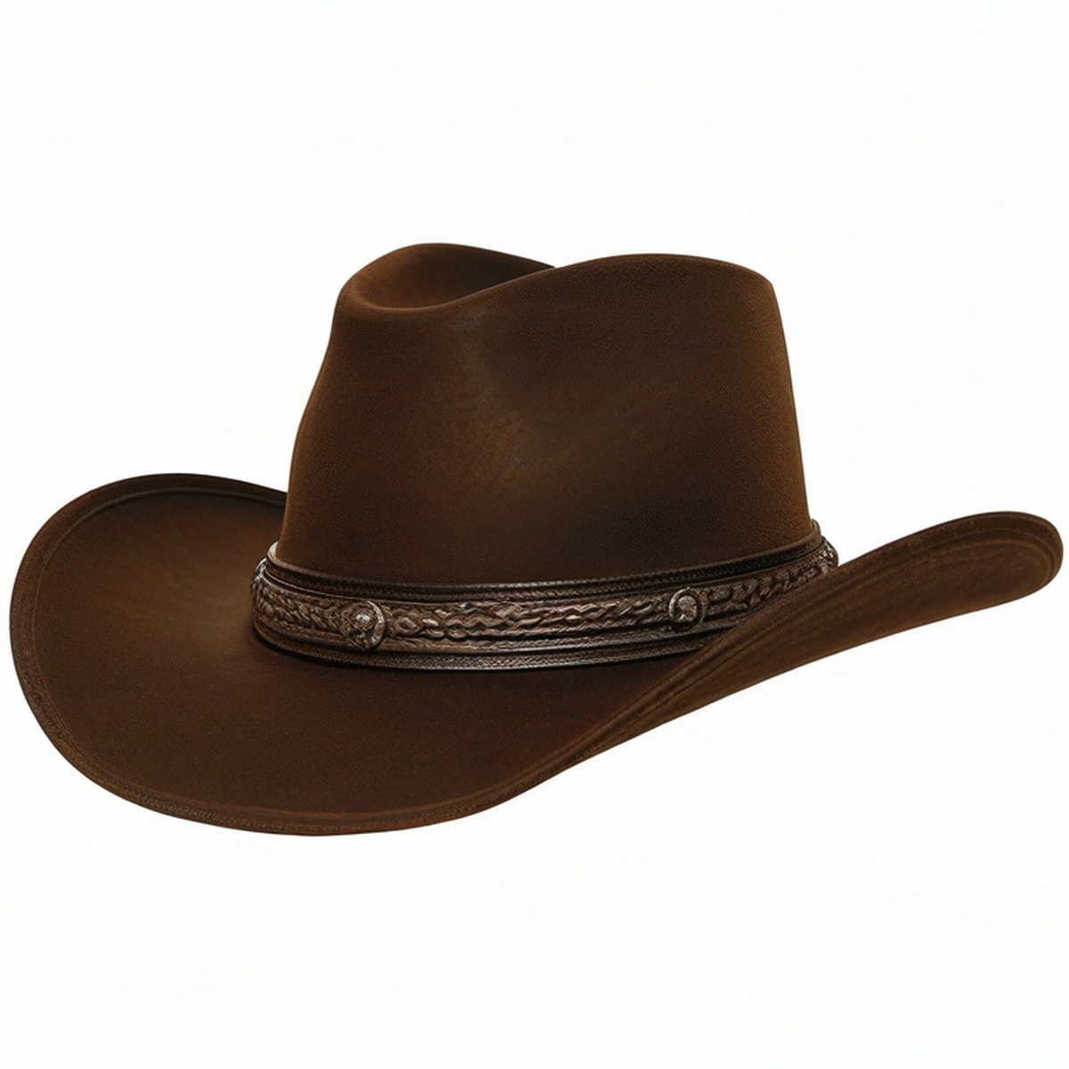 Chapeau Cowboy Western Classique Brun